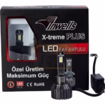 Inwells X-Treme Plus H7 15000 Lümen Arıza Işığı Yakamaz Siyah Led Xenon