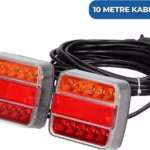 Mıknatıslı Led Römork Stop Lambası Seti 7 Pin Soketli