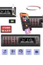 Daxom Çift Usb Girişli Bluetooth Oto Teyp Araba Teybi Radyo Sd Aux Amfi Çıkışlı Kumandalı 4x60 watt - Görsel 2