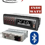Daxom Çift Usb Girişli Bluetooth Oto Teyp Araba Teybi Radyo Sd Aux Amfi Çıkışlı Kumandalı 4x60 watt