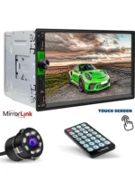 MEGA Double Teyp 7 4X65W Mirrorlink Bt/usb/sd/mp5/aux/fm Kameralı VM-1404 - Görsel 4